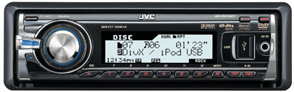 JVC KD-DV7407 (1 DIN, USB) CD/DVD/MP3 - ресивер
