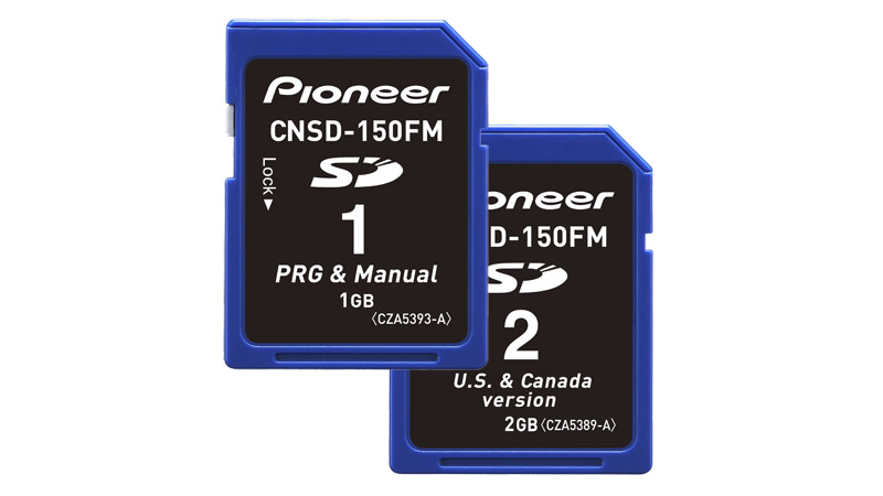 Pioneer CNSD-150FM обновление для навигации