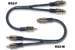RCA DAXX R52-2M Y кабель, 1 МАМА на 2 ПАПЫ