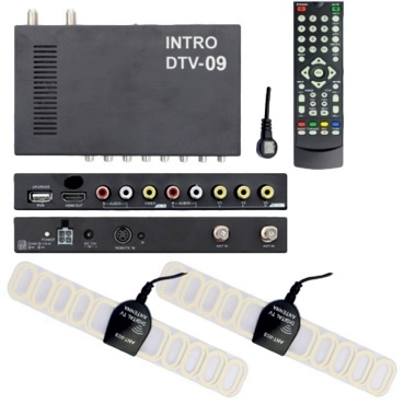 INTRO DTV-09 ТВ-тюнер цифровой антенна в комп
