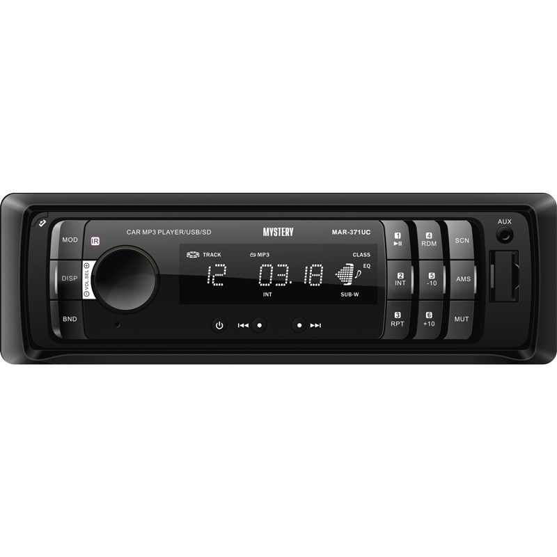 Mystery MAR-371UС проигрыв. USB,FM измен. цвет