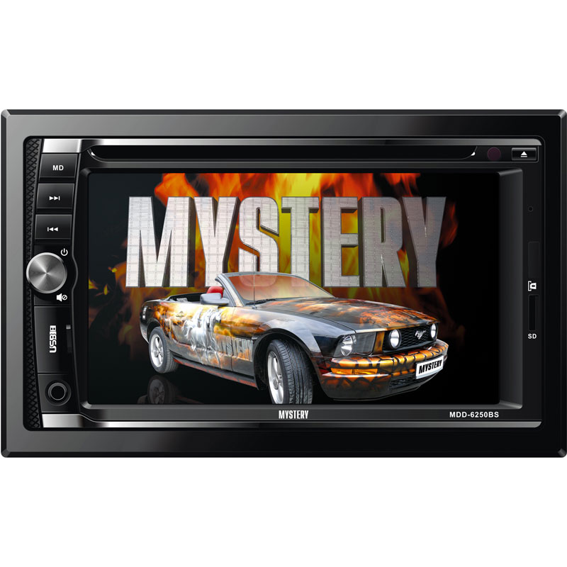 2DIN Mystery MDD-6250BS DVD/USB/BT/TV экр.6.2"