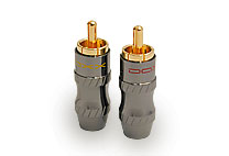 RCA-коннектор DAXX T-05 White, металл/позолота