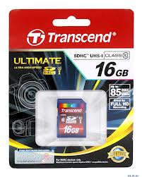 SD Transcend 16Gb 10class