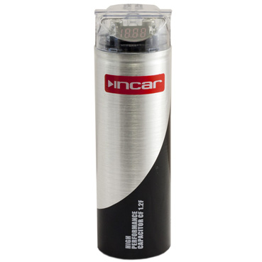 Конденсатор Incar CF-1.2F, с вольтметром и управ.