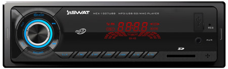 Swat MEX-1007UBB проигрыватель FM/USB/SD синие кно