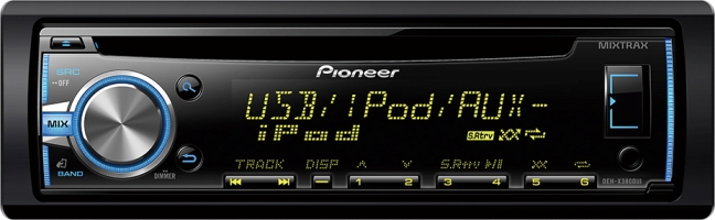 Pioneer DEH-X3800UI CD-ресивер CD/USB/AUX