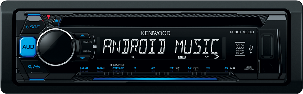 Kenwood KDC-100UB CD-ресивер FM/USB подсв.синий