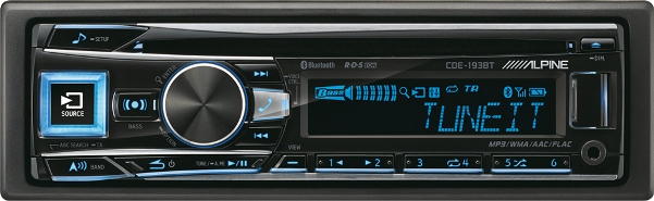 Alpine CDE-193BT CD-рессивер USB/CD/BT/iPod