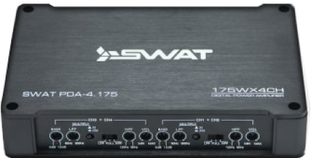 Усил. SWAT PDA-4.175, 4х175 Вт RMS (4 Ом)