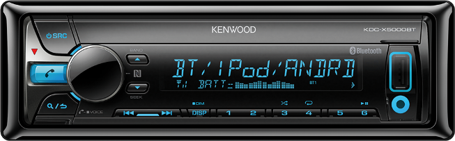 Kenwood KDC-X5000BT CD-рессивер CD/MP3/BT/USB