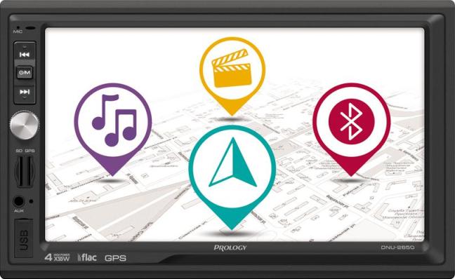 2DIN Prology DNU-2650 навигация USB/SD/BT/NAVI