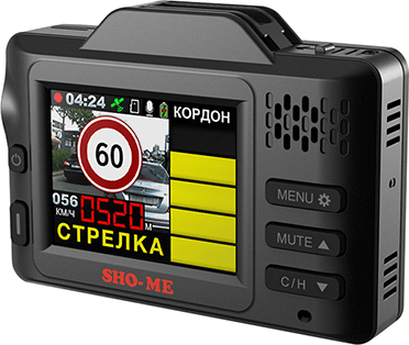 Комбо Sho-Me Combo Smart Signature радар-видео-рр
