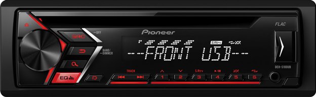 Pioneer MVH-S100UB проигрыватель FM/USB