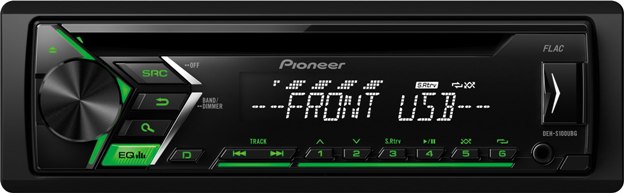 Pioneer MVH-S100UBG проигрыватель FM/USB