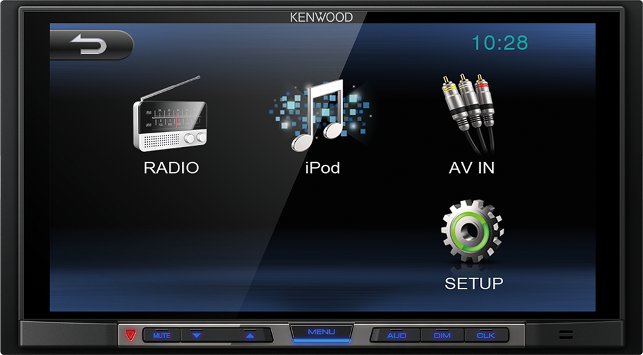 2DIN Kenwood DMX-100 монитор 6.8"+ПОДАРОК