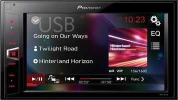 2DIN Pioneer MVH-AV190 мон.6.2" вход USB/AUX