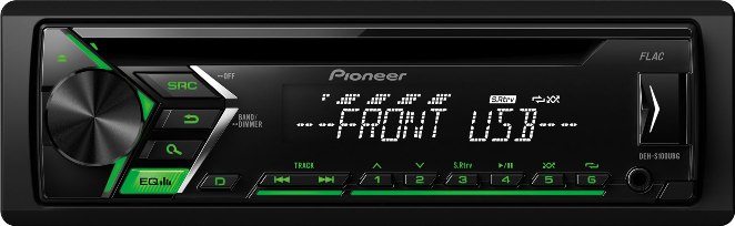 Pioneer DEH-S100UBG CD-ресивер CD/USB/AUX