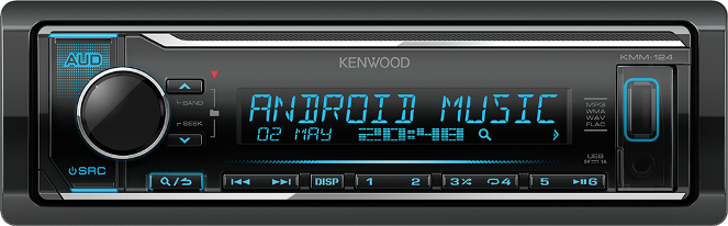 Kenwood KMM-124 проигрыватель USB/FM изменяемый