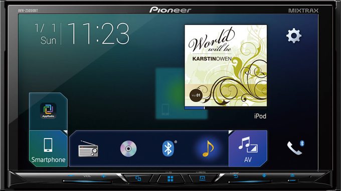 2DIN Pioneer AVH-Z5050BT мон.7.0" вход DVD/USB/BT
