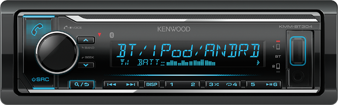 Kenwood KMM-BT304 проигрыватель USB/FM/BT