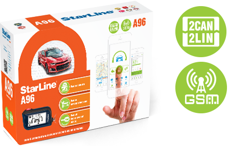 Автосигнализация Starline-A96 2CAN-2LIN GSM