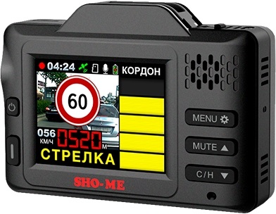 Комбо Sho-Me Combo Drive Signature радар-видеореги