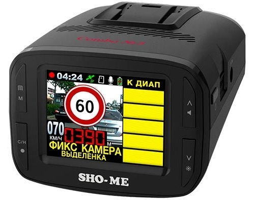 Комбо Sho-Me Combo 3 iCatch радар-видеорегистра