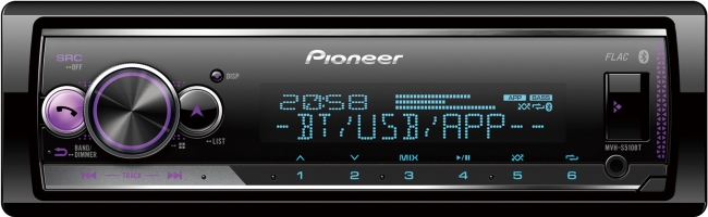 Pioneer MVH-S510BT проигрыватель FM/USB/BT/iPOD