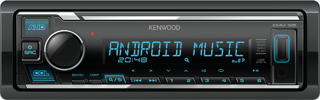 Kenwood KMM-125 проигрыватель USB/FM изменяемый цв