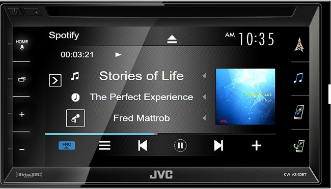 2DIN JVC KW-V340BTмонитор6.8" DVD/USB/BT