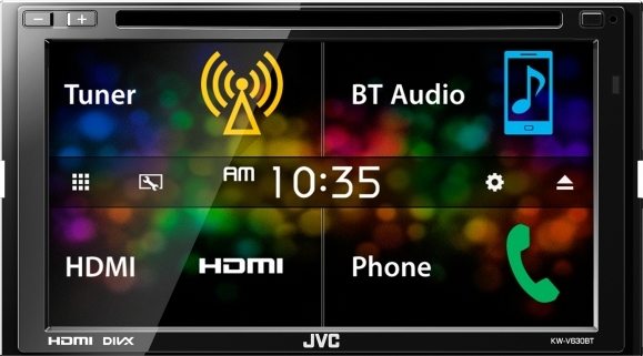 2DIN JVC KW-V630BTM монитор 6.8" DVD/USB/BT