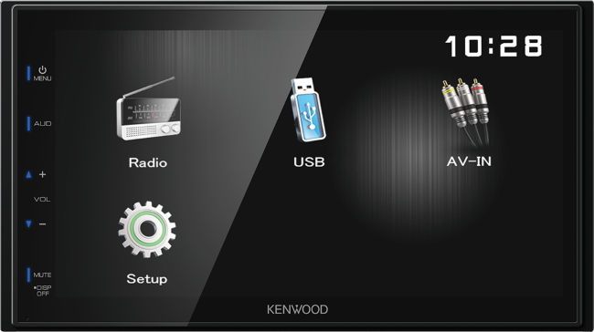 2DIN Kenwood DMX110 монитор 6.8" FM/USB/BT