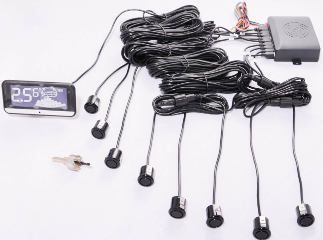 Парковочный радар VIPER PTS 810V10 (black 8-ми),