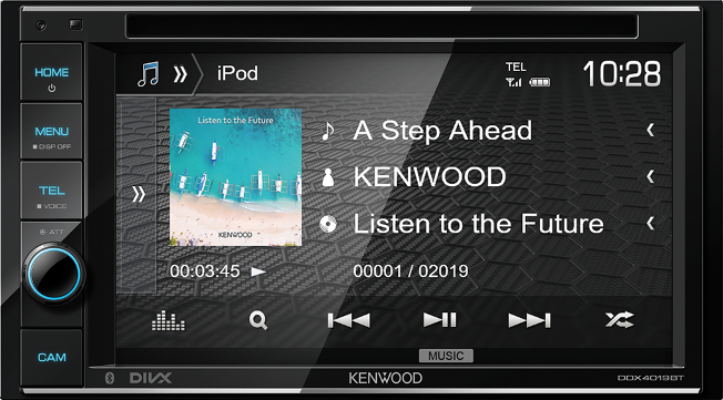 2DIN Kenwood DDX-4019BT монитор 6.2", DVD/USB/BT