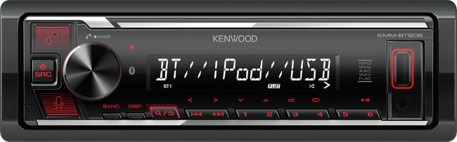 Kenwood KMM-BT206 проигрыватель USB/FM/BT