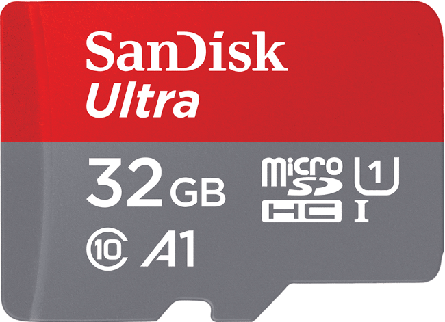 microSD 32GB SanDisk Ultra UHS-I (100/10Mb/s) без