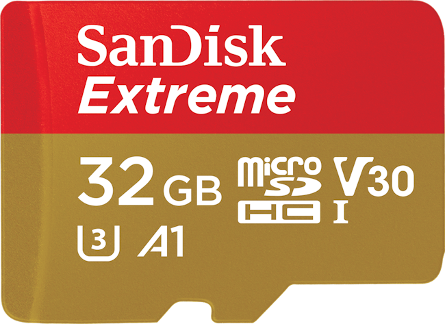microSD 32GB SanDisk Extreme UHS-I A1 V30 U3 100Mb