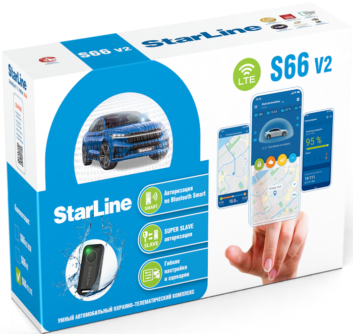 Автосигнализация StarLine S66  LTE