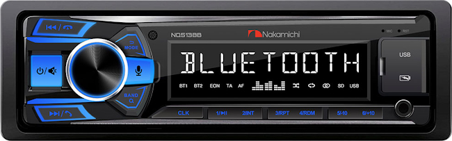 Nakamichi NQ513BB проигрыватель USB/FM голуб подсв