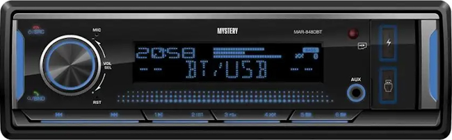 Mystery MAR-848DBT проигрыватель USB,FM,BT,DSP