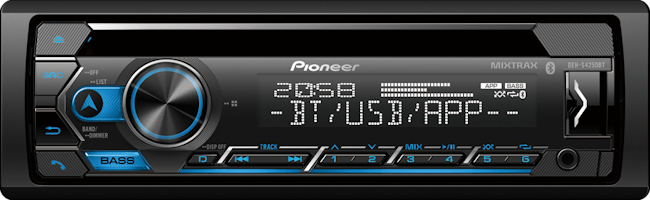 Pioneer DEH-S4250BT проигрыватель CD/FM/USB/BT