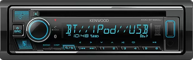 Kenwood KDC-BT660U CD-ресивер CD/FM/USB/BT