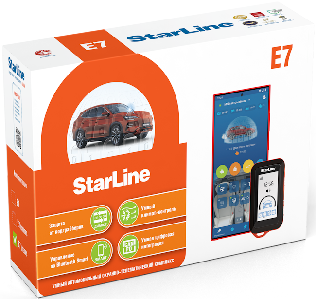 Автосигнализация StarLine E7 LTE-GPS