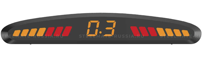 Парков радар Steel Mate PTS411M27 (чёрный) 4 датчи
