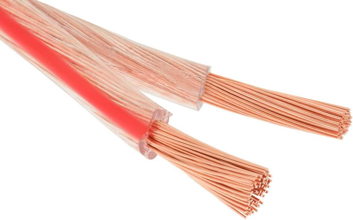 Кабель акуст. 16Ga ККЗ 2*1,5 (100m), медь, прозр
