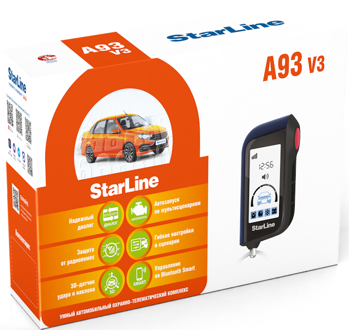 Автосигнализация StarLine A93 BT ECO